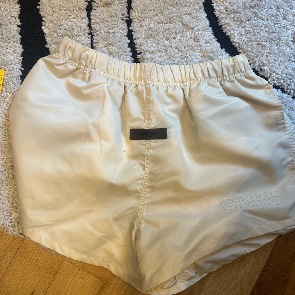 NWT Essentials Women's Athletic Shorts in Cream